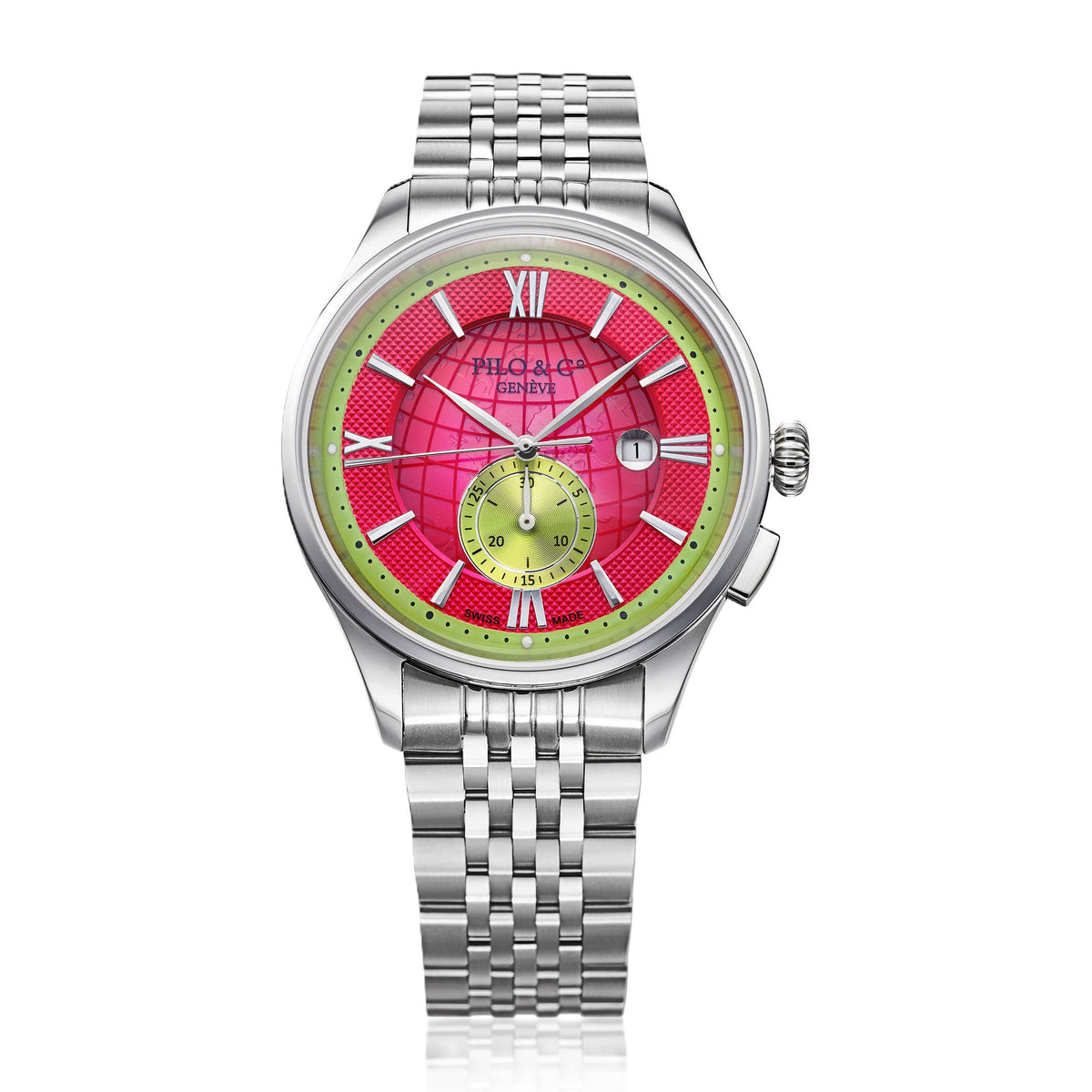MONTECRISTO MONOPULSANTE – Chronographe Suisse Acier