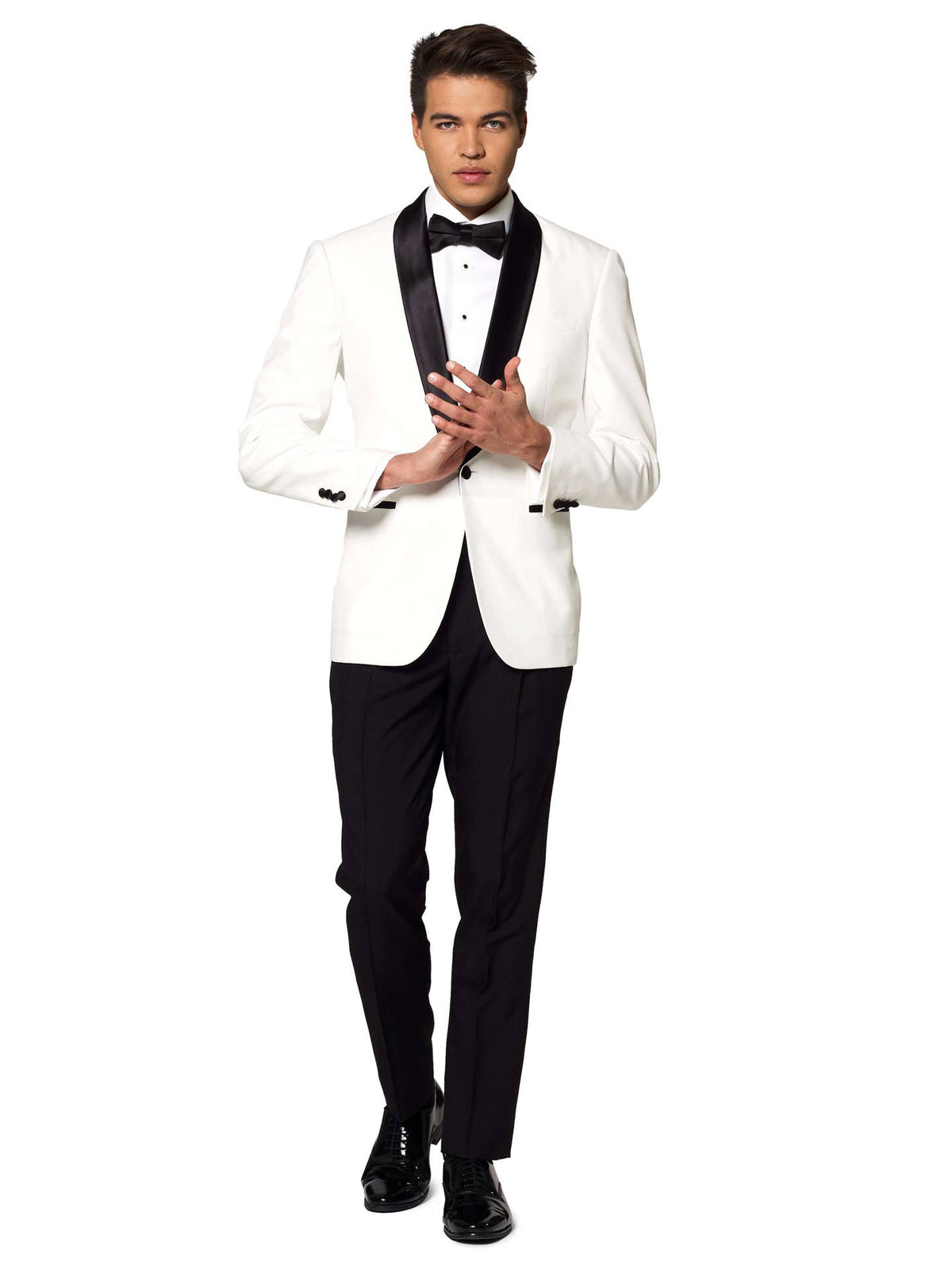 Costume Blanc Nacré – L'élégance à l'état pur