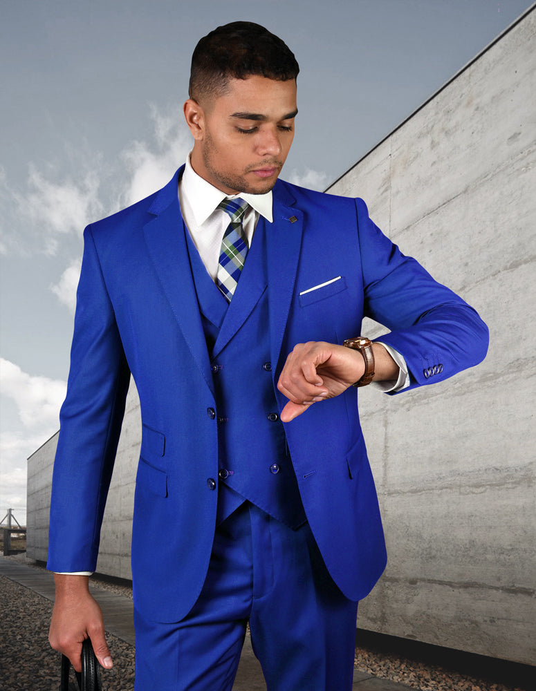 Costume Homme Zargala 3 Pièces – Coupe Moderne en Laine Italienne Super 150's