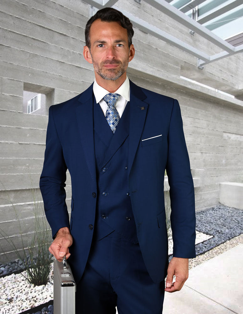 Costume Homme Zargala 3 Pièces – Coupe Moderne en Laine Italienne Super 150's