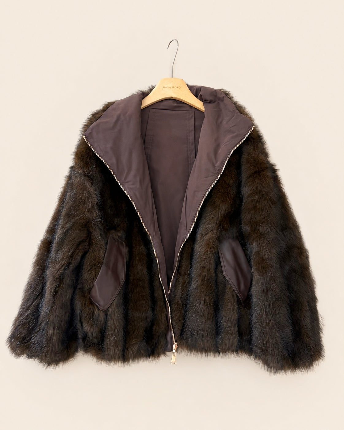 Veste Réversible Femme – Parka & Fausse Fourrure Luxe