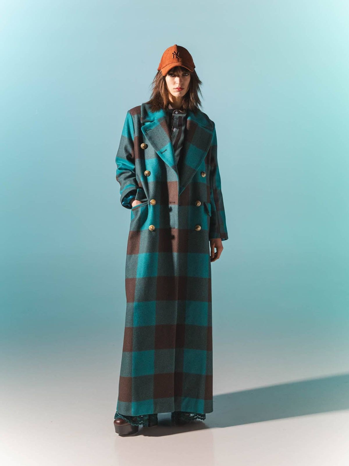 Manteau à Carreaux Femme – Simona Bonacci | OkikiParis