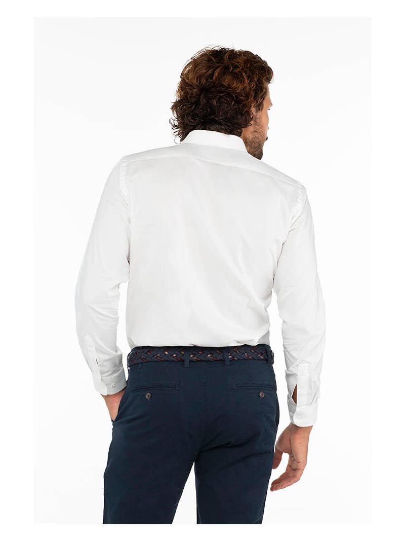 Chemise Oxford Bleue – Coupe Regular & Slim | OkikiParis