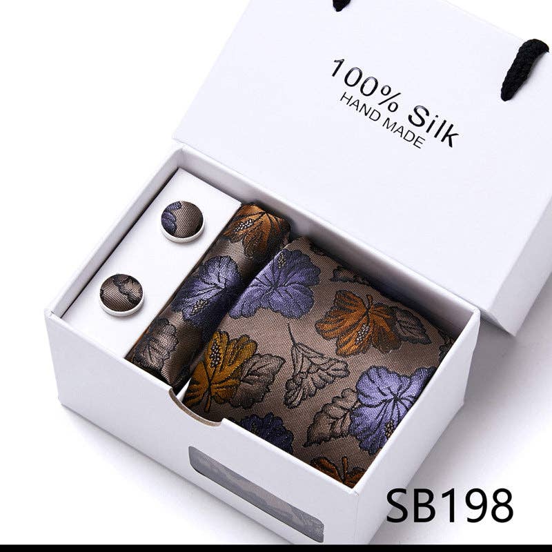 Coffret Cadeau Cravates Homme – 5 Pièces Imprimé