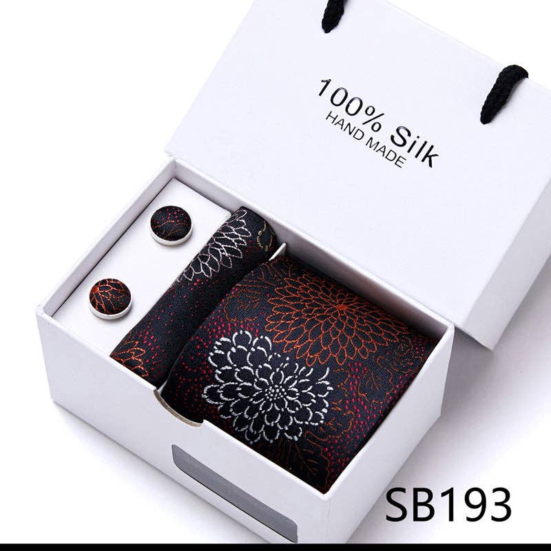 Coffret Cadeau Cravates Homme – 5 Pièces Imprimé