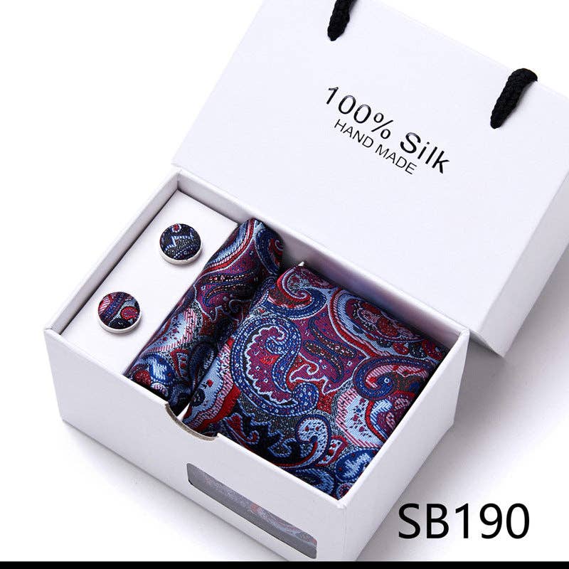 Coffret Cadeau Cravates Homme – 5 Pièces Imprimé
