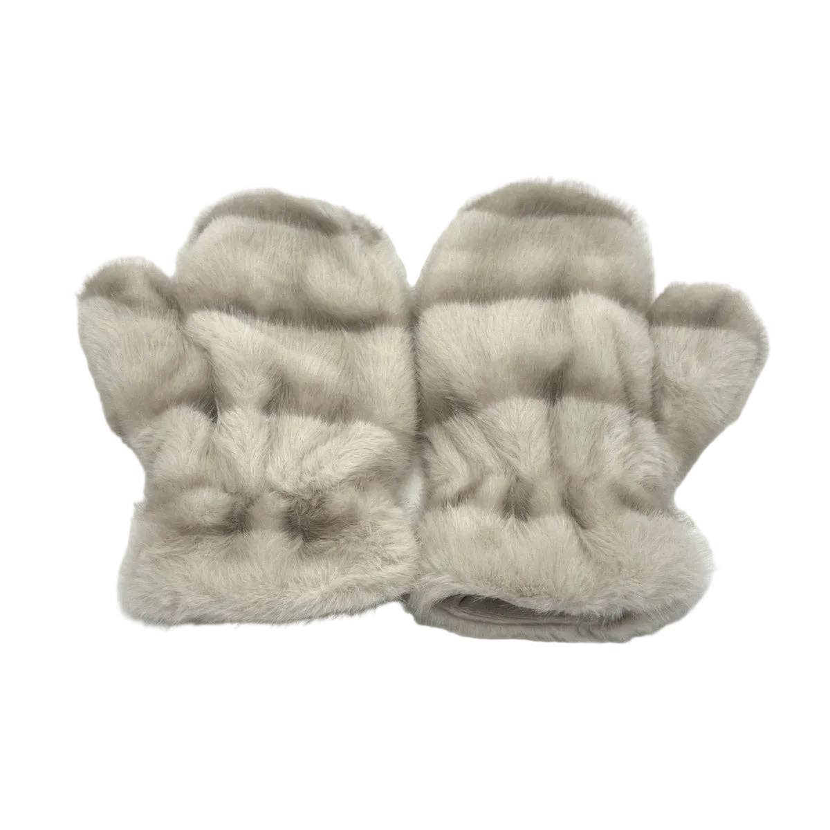 Moufles Oversize en Fausse Fourrure Pelucheuse | Celine & Clara – Automne/Hiver