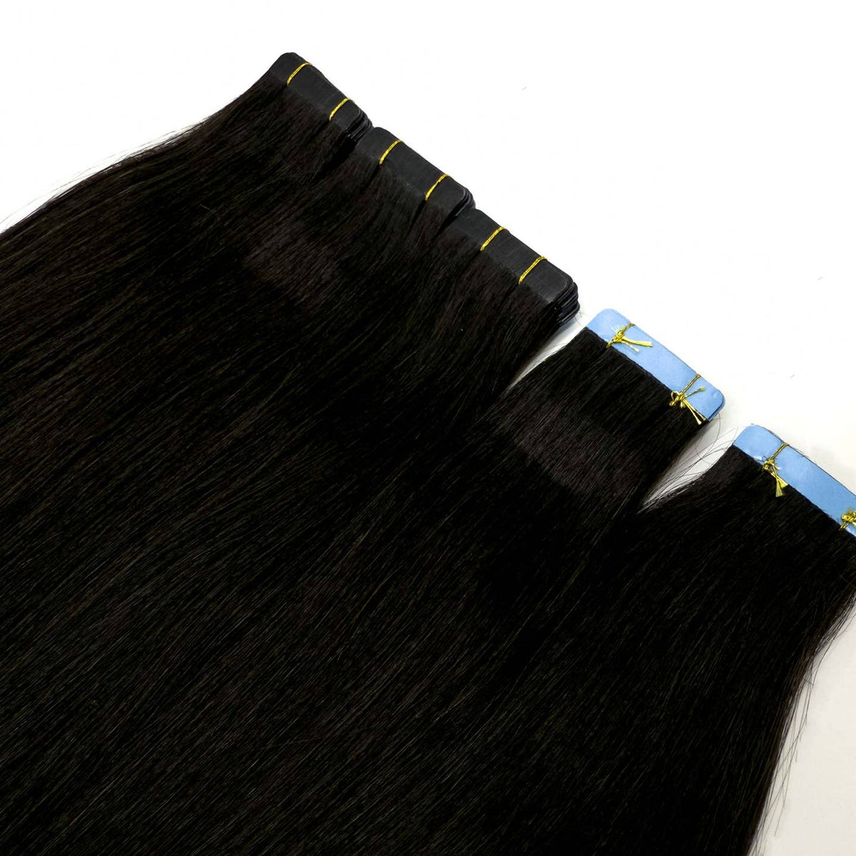 Extensions Remy premium à bande adhésive | Cheveux humains aux cuticules alignées