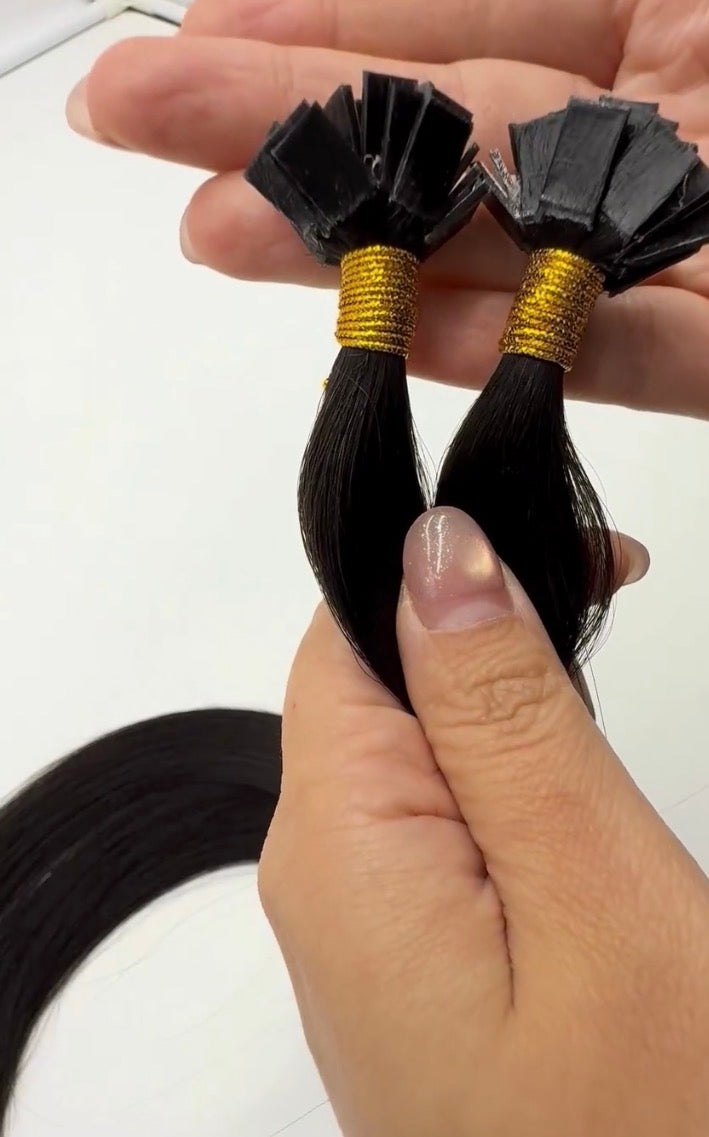 Extensions Remy premium à Extensions Remy en kératine haut de gamme | Cheveux humains à cuticules alignées