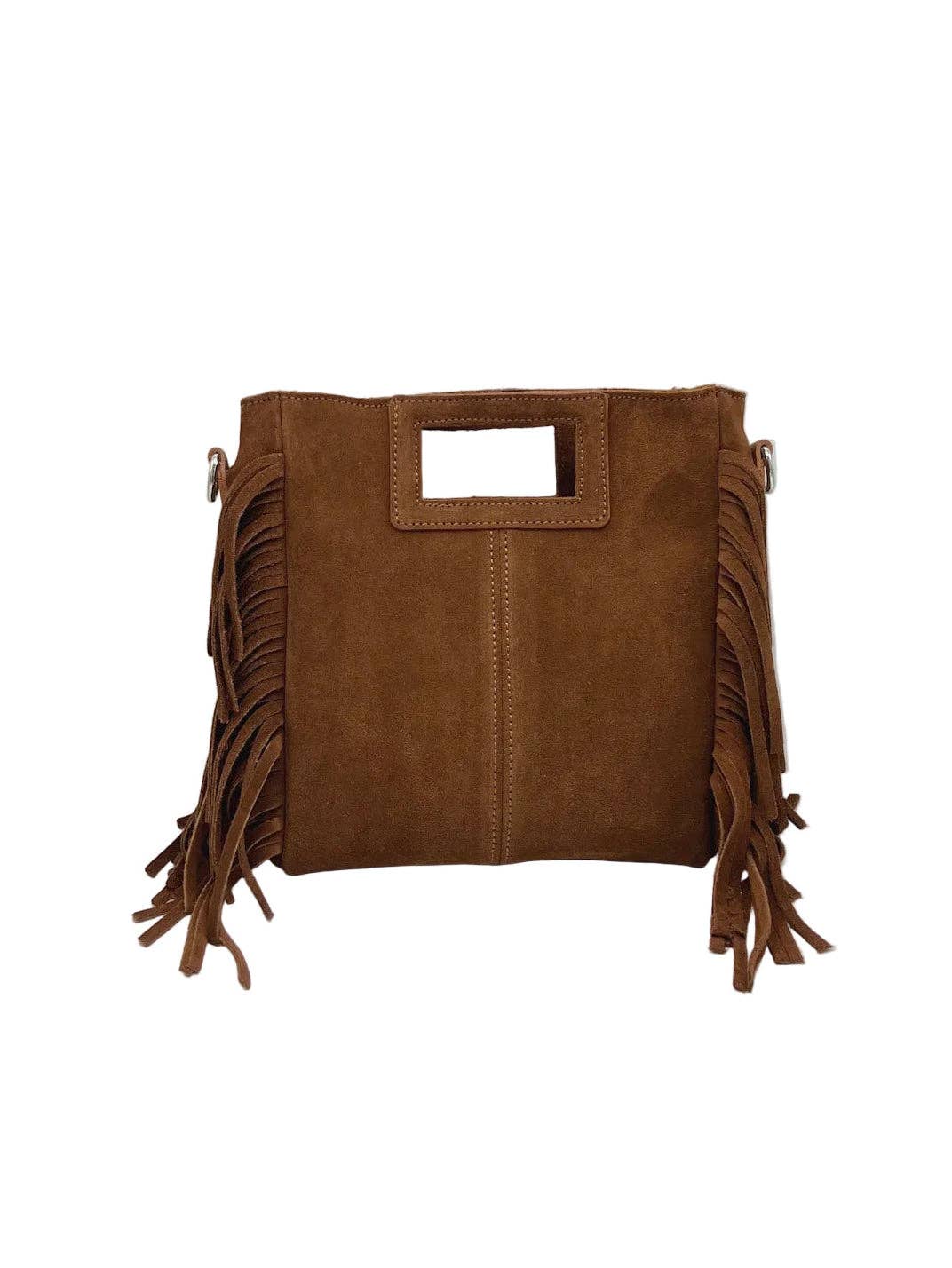 Sac à main en cuir suédé à franges élégant et tendance pour un style chic et moderne