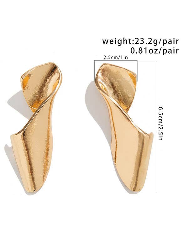 Boucles d'oreilles géométriques