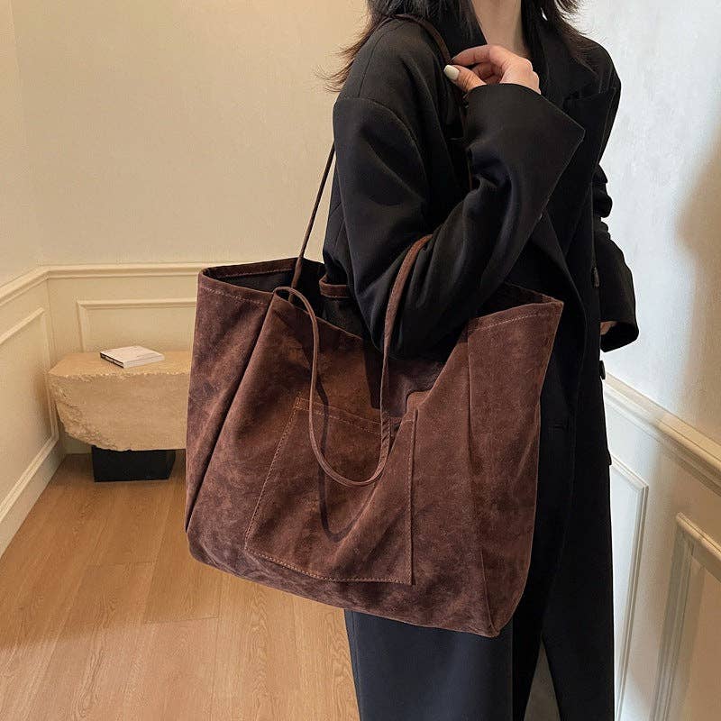 Sac cabas décontracté pour femmes, sac à bandoulière simple pour les trajets quotidiens