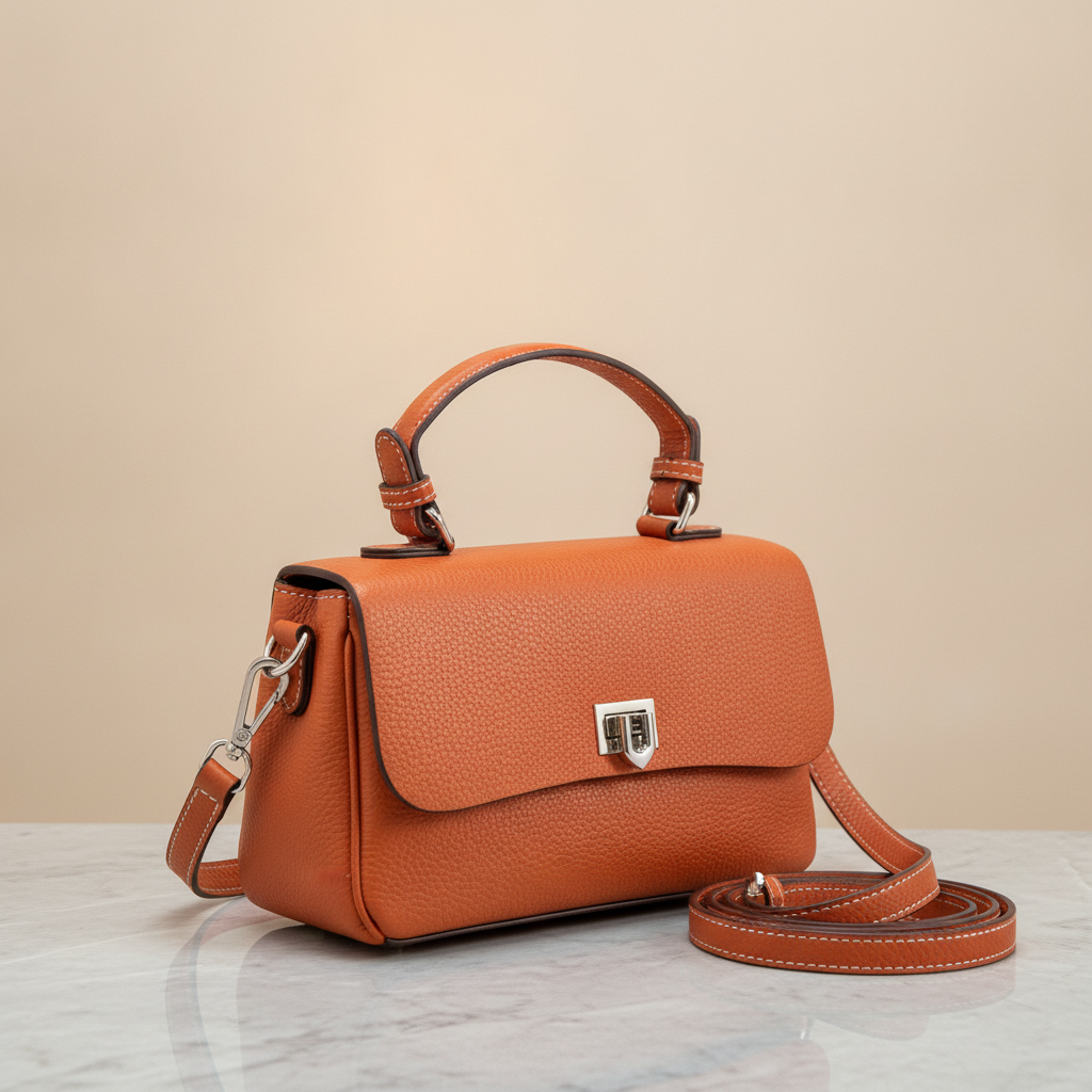 Sac en cuir véritable Lili - OkikiParis